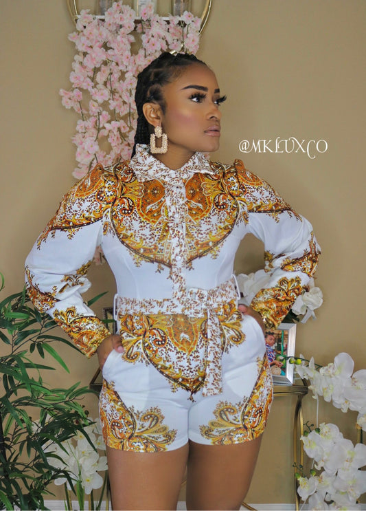 Ayanii Golden Romper